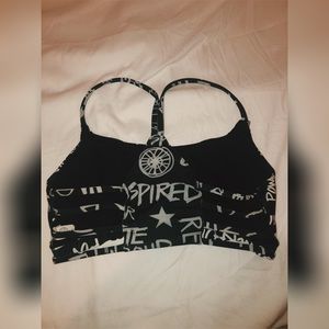 Motivational SoulCycle Halter Bra